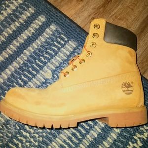 Timberland Classic 6-inch WP Work Boot Wheat Nubuck Men's